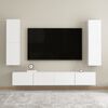 vidaXL TV Cabinet White 30.5x30x110 cm Engineered Wood