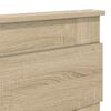 vidaXL Bed Frame with Drawer Sonoma Oak 120 x 200 cm Engineered Wood