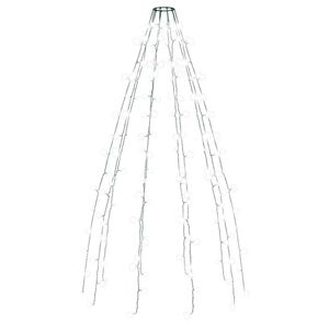 vidaXL Tree Light | Cold white | PVC | Fits 150 cm trees | Decorative Inlays