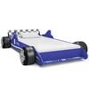 vidaXL Children's Race Car Bed 90x200 cm Blue
