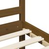 vidaXL Bed Frame without Mattress Honey Brown 200x200 cm Solid Wood
