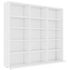 vidaXL CD Cabinet White 100x23x89.5 cm Engineered Wood