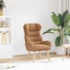 vidaXL Armchair Beige 69 x 74 x 93 cm Sherpa Fabric