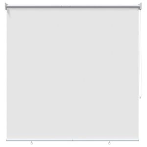 vidaXL Outdoor Roller Blind UV Protection White 120 x 140 cm (W x H)
