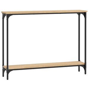 vidaXL Console Table Sonoma Oak 100x22.5x75 cm Engineered Wood