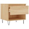 vidaXL Coffee Table Sonoma Oak 50x46x50 cm Engineered Wood