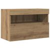 vidaXL TV Wall Cabinet Wall-mounted 2 pcs Artisan oak 60 x 30 x 40 cm
