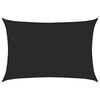 vidaXL Sunshade Sail 160 g/m&sup2; Black 2,5x4 m HDPE