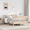 vidaXL Bed Frame without Mattress 135x190 cm Double Solid Wood Pine