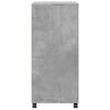 vidaXL Rolling&nbsp;Cabinet Concrete Grey 55x40x91 cm Engineered Wood