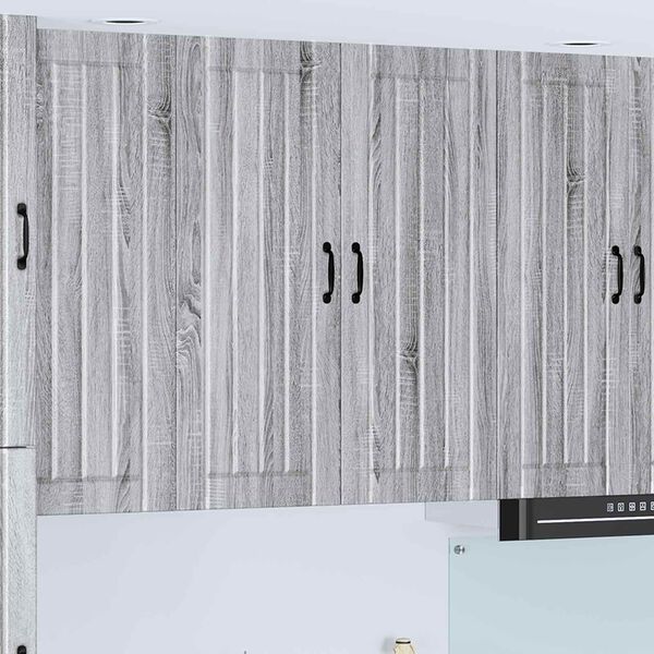vidaXL Kitchen Cabinet Grey Sonoma 80 x 31 x 100 cm Engineered Wood