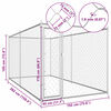 vidaXL Outdoor Dog Kennel 382x192x185 cm