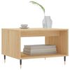 vidaXL Coffee Table Sonoma Oak 60x50x40 cm Engineered Wood