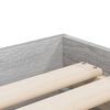 vidaXL Bed Frame with Drawers without Mattress Grey Sonoma 75x190 cm Small Single