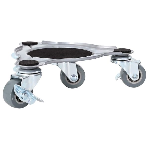 vidaXL Furniture Rollers 4 pcs with Lifter 19x17.5x6 cm Steel 1000 kg