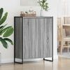 vidaXL Shoe Cabinet Grey Sonoma 79 x 36 x 100 cm Engineered Wood