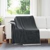 vidaXL Throw Blanket Dark Grey 150 x 200 cm Fleece