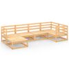 vidaXL 6 Piece Garden Lounge Set Solid Pinewood