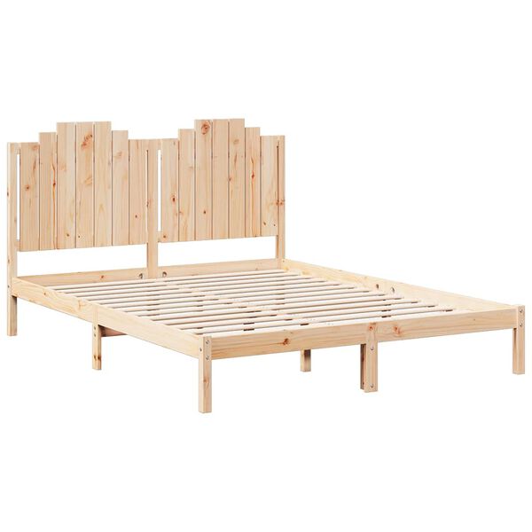 vidaXL Extra Long Bed Frame without Mattress&nbsp;140x220 cm Solid Wood