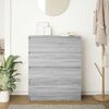 vidaXL Sideboard Grey Sonoma 80x35x99 cm Engineered Wood