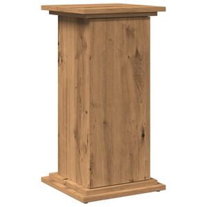 vidaXL Display Stand with Storage Artisan Oak 31x30x60 cm Engineered Wood