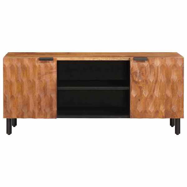 vidaXL TV Cabinet with Shelf Acacia Brown Finish 105 x 33 x 46 cm