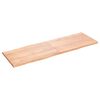 vidaXL Table Top Light Brown 180x60x(2-4)cm Treated Solid Wood Live Edge