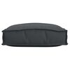 vidaXL Pallet Cushion for suitable for Seat 6 pcs Black 40 x 40 x 8 cm