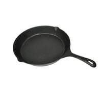 vidaXL Grill Fry Pan Cast Iron 30 cm Round
