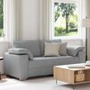 vidaXL Sofa Light Grey 180 x 77 x 82 cm Fabric