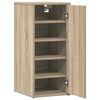 vidaXL Shoe Cabinets 2 pcs Sonoma Oak 32x35x70 cm Engineered Wood