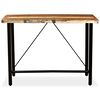 vidaXL Bar Table Solid Reclaimed Wood 150x70x107 cm