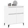 vidaXL Sideboard High Gloss White 60x35x70 cm Engineered Wood