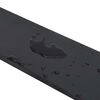 vidaXL Rubber Edge for Snow Plow Black 120x8x1 cm