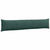 vidaXL Sofa Pillows 2 pcs Dark green 200 x 40 cm Corduroy Fabric