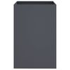vidaXL Planter Anthracite 52x48x75 cm Steel