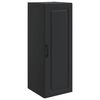 vidaXL Wall-Mounted Cabinet Black 33 x 34.5 x 90 cm Engineered Wood