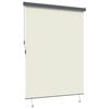 vidaXL Roller Blind Striped Cream 200 x 250 cm Fabric and Aluminum