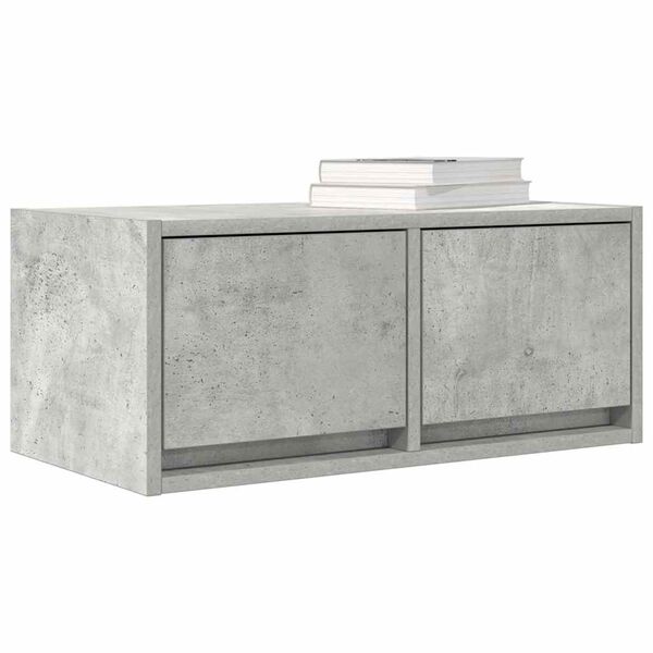 vidaXL TV Cabinets 2 pcs Concrete Grey 60x31x25.5 cm Engineered Wood