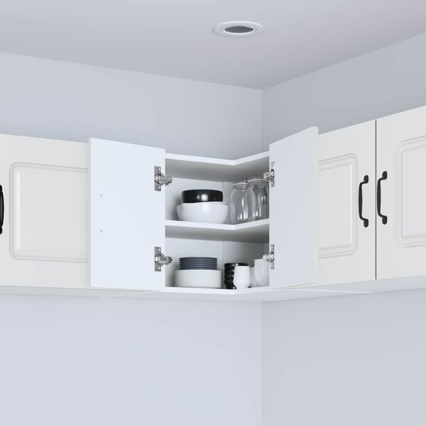 vidaXL Kitchen Cabinet Kalmar White 57 x 57 x 40 cm Engineered Wood