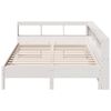vidaXL Bookcase Bed without Mattress White 140x190 cm Solid Wood Pine