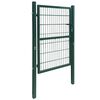 vidaXL 2D Fence Gate (Single) Green 100x120 cm