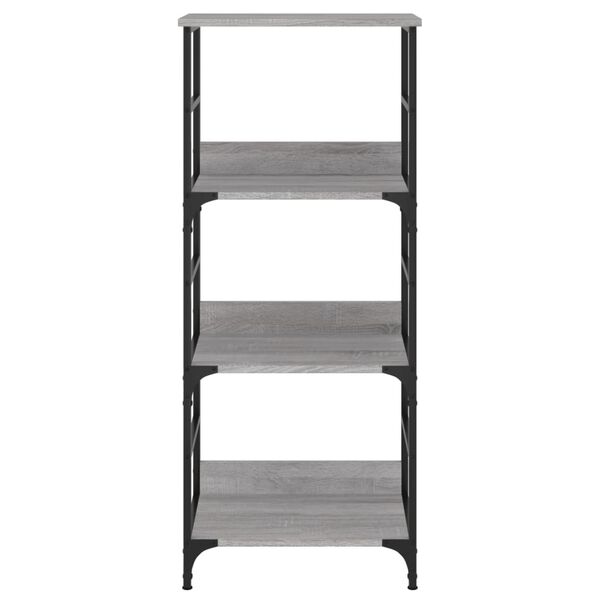 vidaXL Bookshelf Grey Sonoma 50x33x117.5 cm Engineered Wood