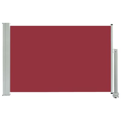 vidaXL Patio Retractable Side Awning 60x300 cm Red