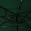 vidaXL 3-Tier Garden Parasol with Aluminium Pole Green 2.5x2.5 m