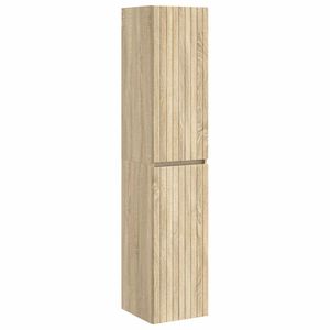 vidaXL Wall-mounted Bathroom Cabinet Sonoma Oak 33 x 34.5 x 160 cm