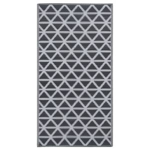 vidaXL Outdoor Carpet | Black | Polypropylene | 160x230 cm | Outdoor Carpet