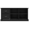 vidaXL TV Cabinet Black 102x35.5x47.5 cm Engineered Wood