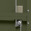 vidaXL Storage Cabinet with Storage 2 pcs Olive Green 90 x 40 x 180 cm