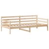 vidaXL Day Bed and Bench Set with Roof without Mattress 90x200 cm